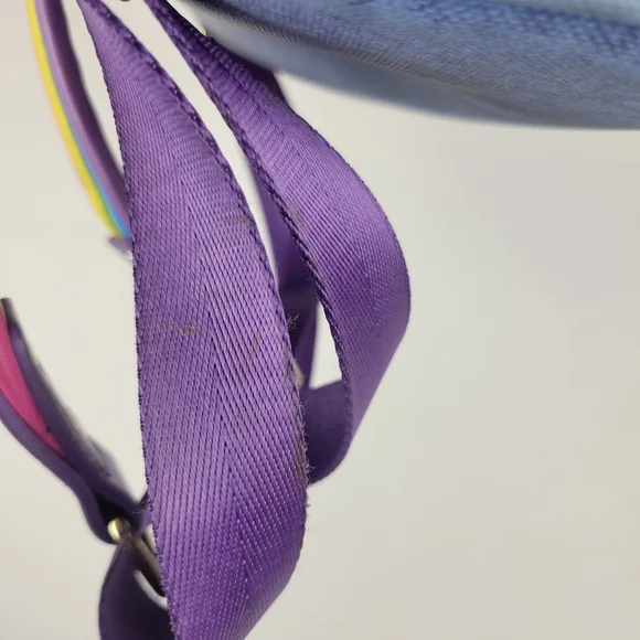 LISA FRANK LOUNGEFLY Painter Panda Heart Rainbow Backpack - Picture 10 of 15